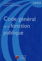 Code général de la fonction publique 2009