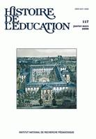 Histoire de l'éducation, n° 117/2008