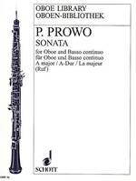 Sonata No.5 A major, oboe and basso continuo.