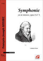 Symphonie en ut mineur (conducteur A3), opus 6 n°3