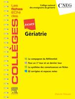 Fiches Gériatrie, Les fiches ECNi et QI des Collèges