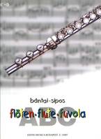 Flöten-ABC, Übungen für Flöte von Anfang an, unter Verwendung von internationalen Kinderliedern