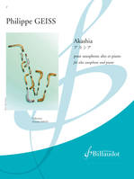 Akashia, Pour saxophone alto et piano