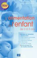 L ALIMENTATION DE L ENFANT DE 0 A 3 ANS