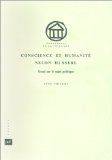 Conscience et humanité selon Husserl. Essai sur le sujet politique, essai sur le sujet politique