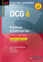 6, DCG 6 Finance d'entreprise 5e édition