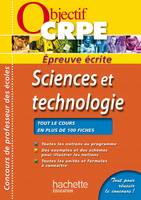 CRPE en fiches : Sciencs et technologies, épreuve écrite