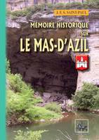 Mémoire historique sur le Mas-d'Azil