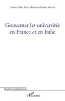 Gouverner les universités en France et en Italie