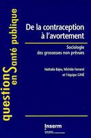 De la contraception à l'avortement, sociologie des grossesses non prévues