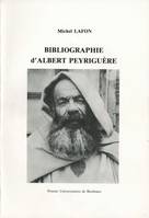 Bibliographie d'Albert Peyriguère