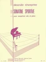 Sonatine Sportive For Alto Saxophone And Piano