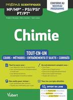 Chimie MP/MP* PSI/PSI*  PT/PT* - Conforme au nouveau programme : Prépas scientifiques, Cours - Synthèse - Méthodes détaillées - Exercices et sujets corrigés