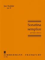 Sonatine semplice, op. 18. flute and guitar.