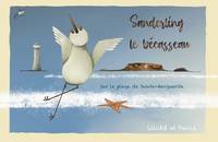 1, Sanderling le bécasseau sur la plage de Sainte-Marguerite