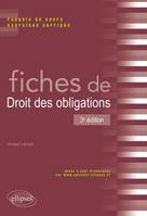 Fiches de Droit des obligations. Rappels de cours et exercices corrigés. 3e édition, rappels de cours et exercices corrigés