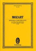 Sinfonia concertante Mib majeur, KV 364. violin, viola and orchestra. Partition d'étude.