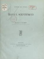 Exposé des titres et travaux scientifiques, Concours d'agrégation des facultés de médecine (physique biologique)