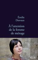 A l'attention de la femme de ménage, roman