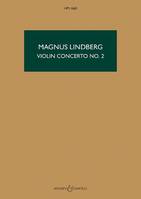 Violin concerto no. 2, HPS 1660. violin and orchestra. Partition d'étude.