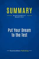 Summary: Put Your Dream to the Test, Review and Analysis of Maxwell's Book
