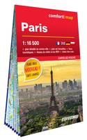 Paris 1/16.500 (carte laminée format poche - plan de ville)