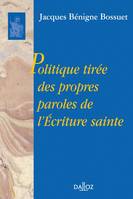 Politique tirée des propres paroles de l'Écriture sainte, Réimpression de l'édition de 1864