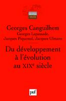 Du développement à l'évolution au XIXe siècle