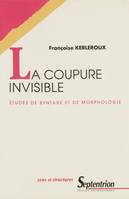 La coupure invisible, Études de syntaxe et de morphologie