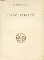 L'ECCLESIASTE