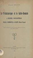 Le préhistorique et le gallo-romain à Bessines, Châteauponsac, Folles, Fromental & Razès (Haute-Vienne)