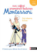 Mon coffret premieres lectures Montessori - Suzi observe la lune - niveau 1