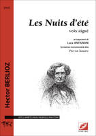 Les Nuits d’été (voix aiguë - matériel), partition pour flûte, clarinette, violon, violoncelle, piano et voix aiguë