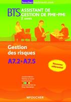 A7.2 à A7.5 Gestion des risques 2e année BTS