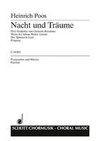 Nacht und Träume, Drei Gedichte. Women's Choir (SMezA) with Piano. Partition.