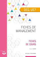 DSCG, 7, Fiches de management, Diplôme de comptabilité et de gestion, ue 7