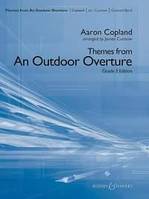 Themes from An Outdoor Overture, wind band. Partition et parties.