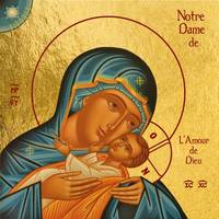 Notre-Dame de l’Amour de Dieu - Icône dorée à la feuille 23.5x23.5 cm - 998.68