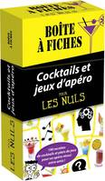 Boîte à fiches Cocktails et jeux d'apéro Pour Les Nuls