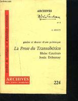 GENESE ET DOSSIER D'UNE POLEMIQUE, genèse et dossier d'une polémique