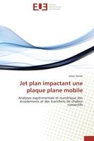 Jet plan impactant une plaque plane mobile, Analyses expérimentale et numérique des écoulements et des transferts de chaleur convectifs
