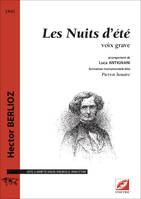 Les Nuits d’été (voix grave - matériel), partition pour flûte, clarinette, violon, violoncelle, piano et voix grave