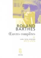 oeuvres complètes (1972-1976), Volume 4, 1972-1976, Nouveaux Essais critiques, Le plaisir du texte, Roland Barthes par Roland Barthes