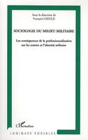 Sociologie du milieu militaire, les conséquences de la professionnalisation sur les armées et l'identité militaire