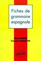 Fiches de grammaire espagnole