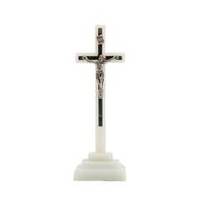 CRUCIFIX PHOSPHORESCENT SUR SOCLE 75MMS