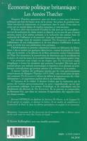 Économie politique britannique, les années Thatcher, La radioscopie de The Economist (5 mai 1979 - 24 novembre 1990)