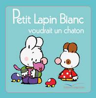 Petit lapin blanc voudrait un chaton