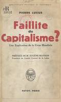 Faillite du capitalisme ?, Une explication de la crise mondiale