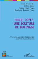 Henri Lopes, une écriture de butinage, Pour une approche sociologique des littératures africaines